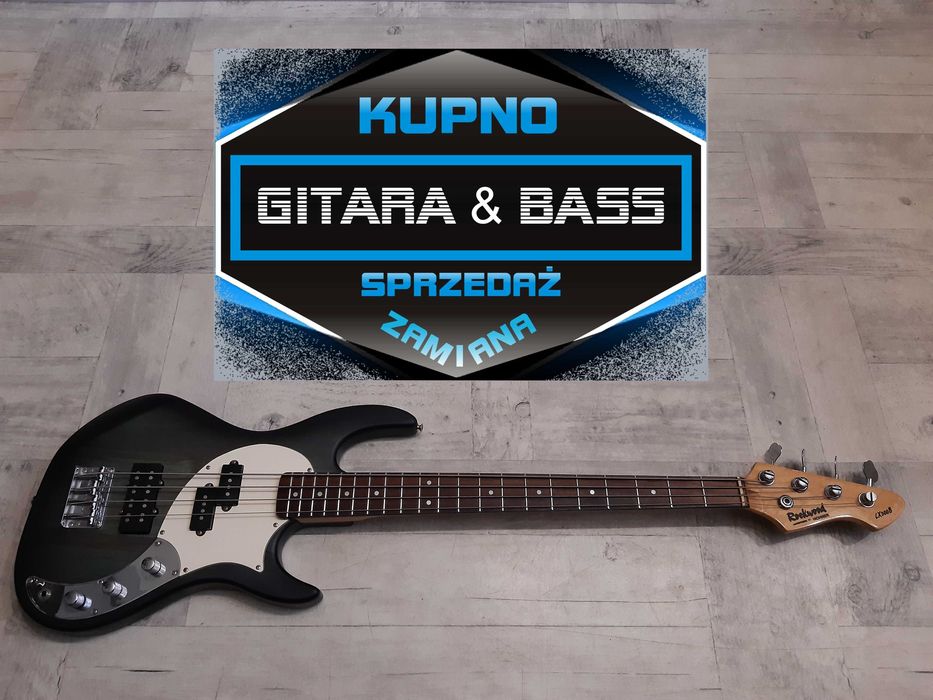 Gitara Basowa Hohner-Transparent Grey Bass-Korea 1992 -wysyłka-zamiana