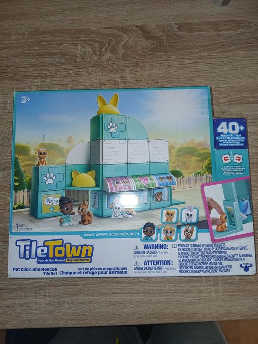 Klocki magnetyczne Tile Town Pet Vet