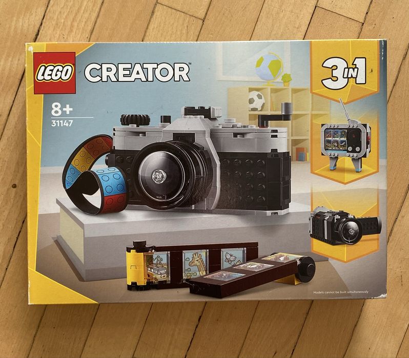Lego creator  31147 3 w 1, aparat, kamera, telewizor retro