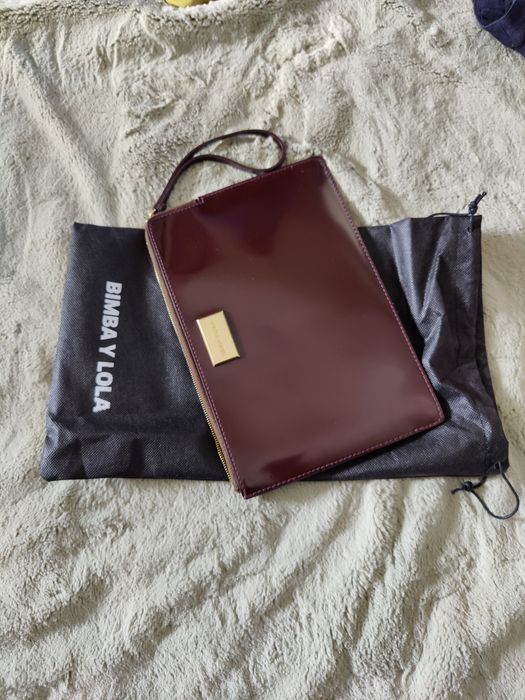 Clutch - M - Carteira - Bimba Y Lola - Castanha - Nova - Nunca Usada