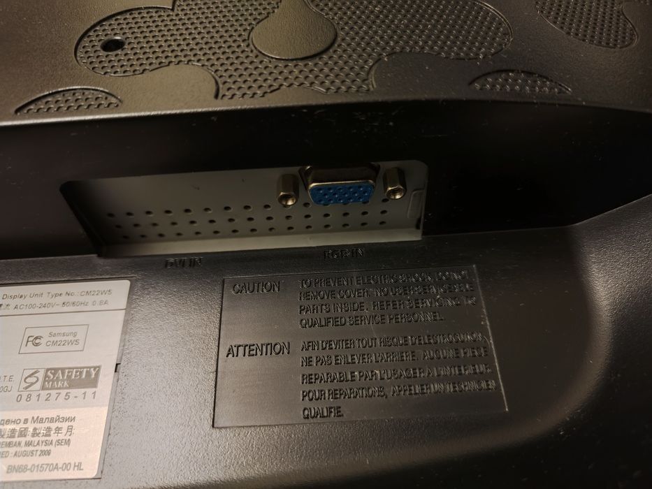 Monitor Samsung 22'' SynkMastr 2233  Dynamic contrast 50000:1