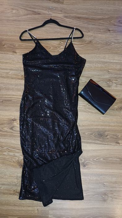 Sukienka imprezowa,  sylwestrowa Reserved r.38+gratis  torebka 
T