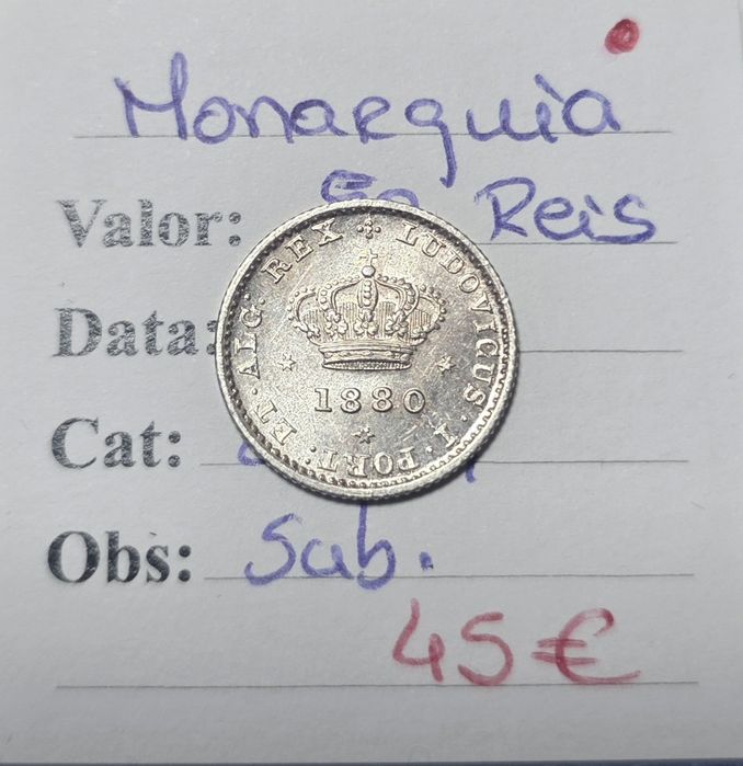50 reis 1880 D.luis I