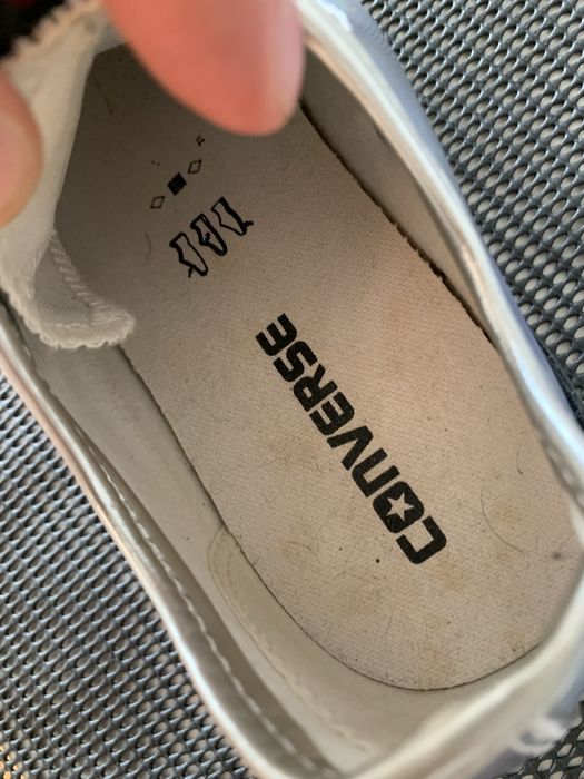 Converse All Star unisex kolor szrebrny