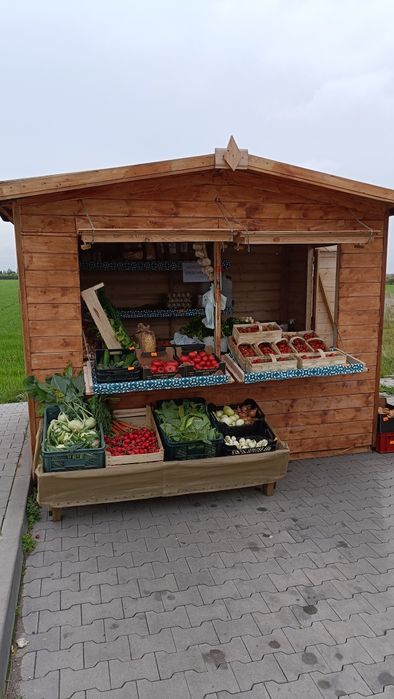 Domek handlowy budka kiosk domek