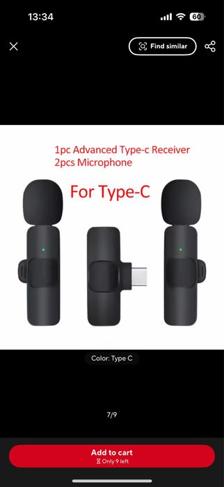 Два мікрофи для телефона, запису звуку