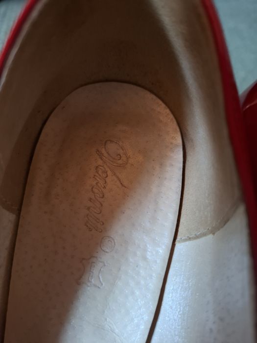 Czerwone czółenka szpilki Veroni, 38