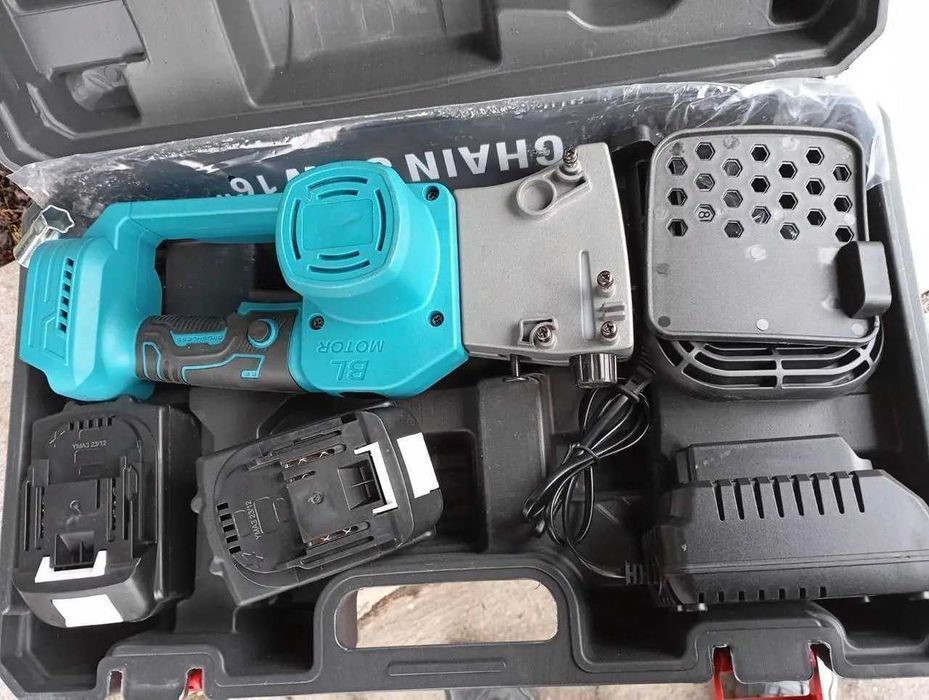 Аккумуляторная пила цепная makita 16 дюймов / 40см + 2 аккумулятора