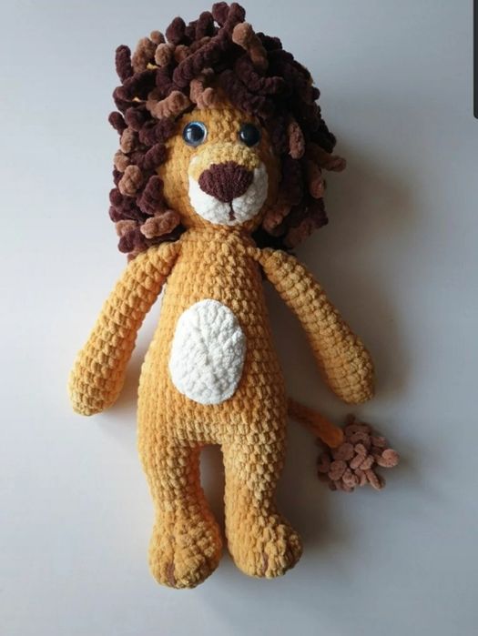 Szydelkowy Lew Handmade (przesylka M)