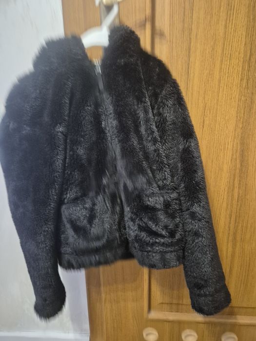 Futro kurtka miś h&m 146/152 stan bdb