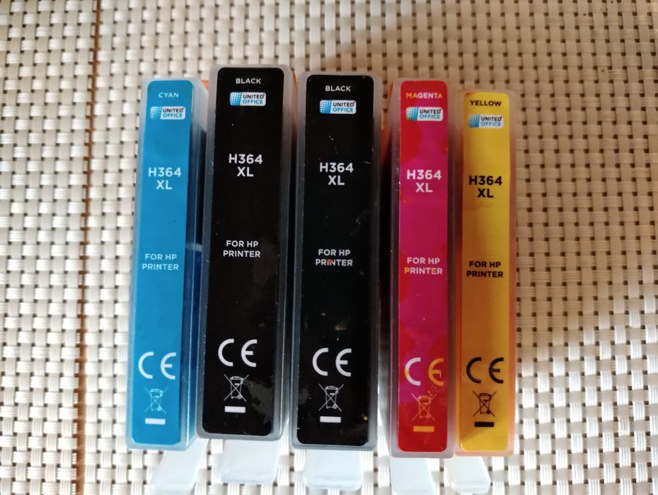 Набір струменевих картриджів для принтерів HP. 364XL.  5штук