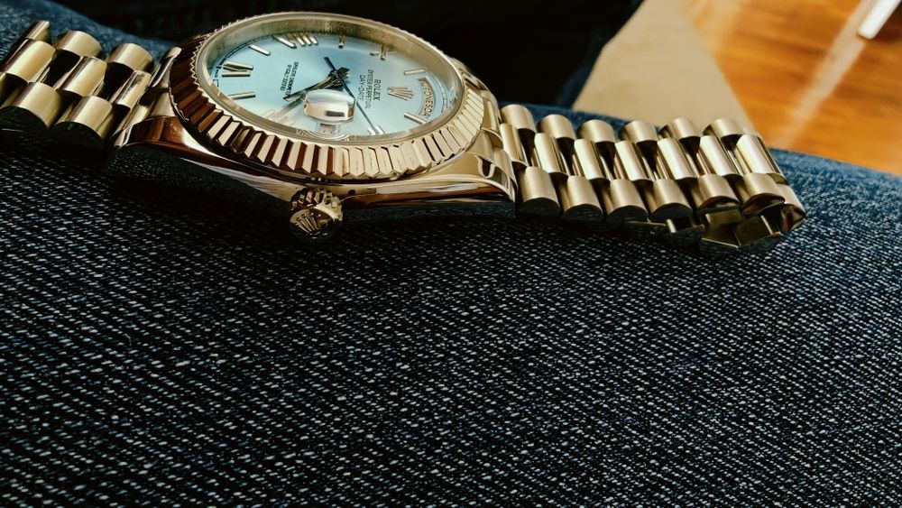 Rolex Day-Date Platinum Blue