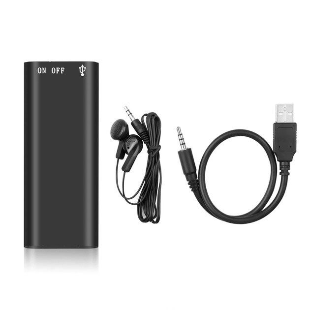 Мини диктофон з активацією по голосу. Маленький диктофон