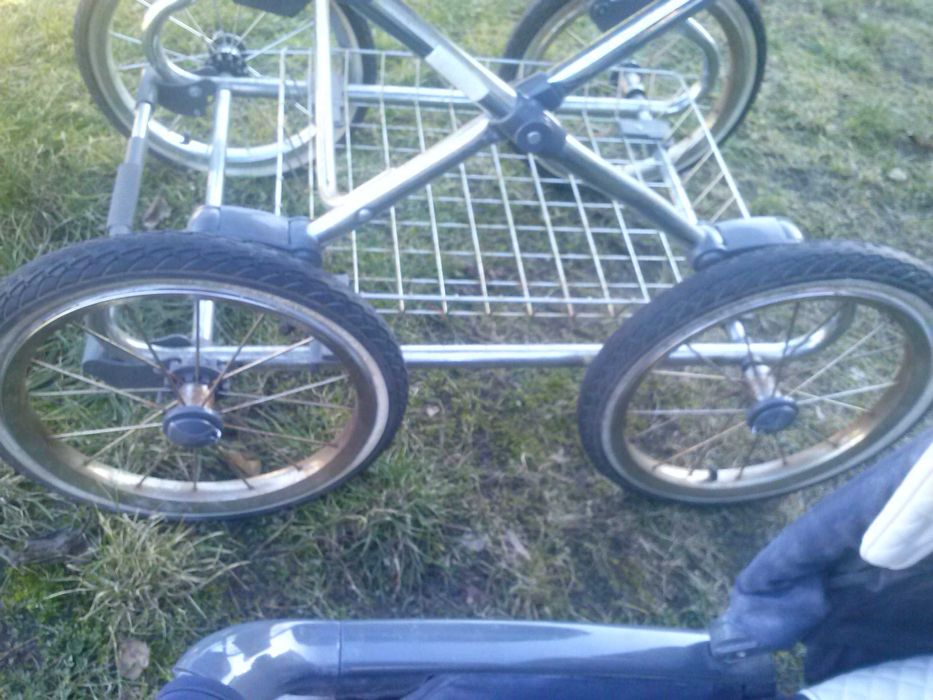 Wozek 2 w 1 kola pompowane ROAN