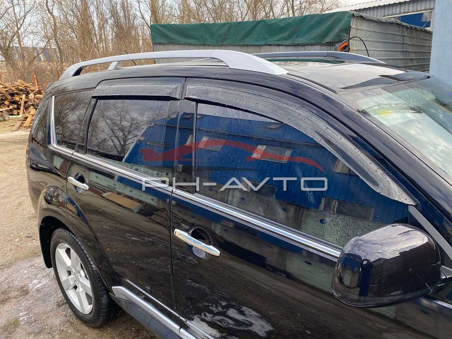 Вітровики Mitsubishi Outlander XL 2007-2012 Дефлектори Ветровики