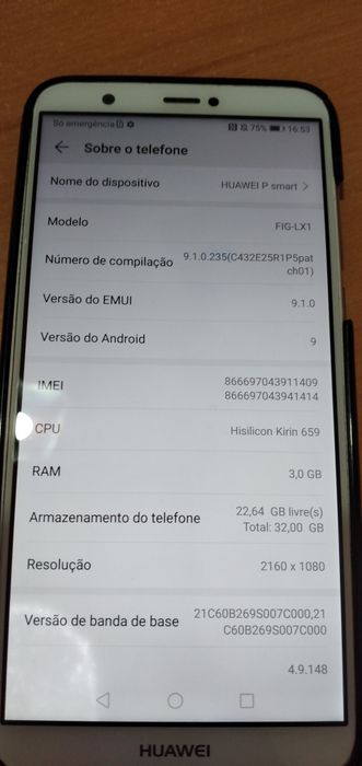 Telemovel Huawei P Smart
