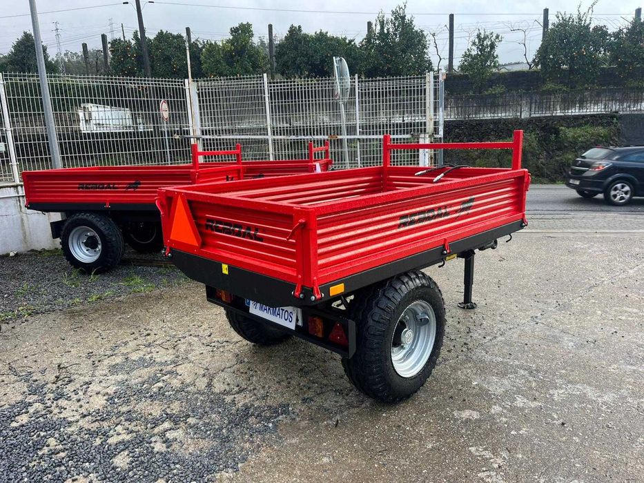 Reboque Agrícola 750kg mini-trator c/matricula