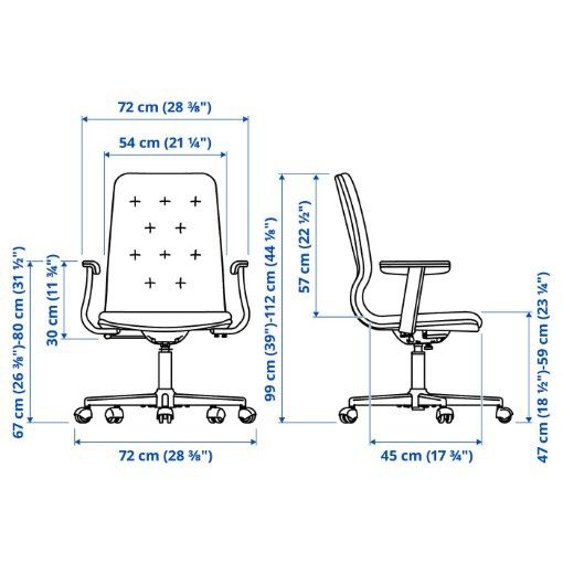 Vendo cadeira de escritório de IKEA