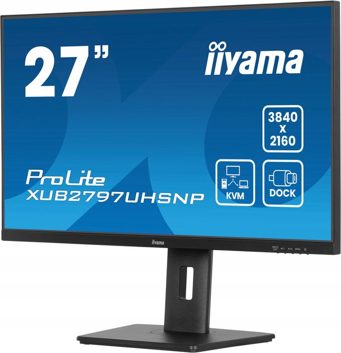 Monitor 4K 27 Cali Iiyama Prolite Xub2797Uhsnp-B1 Ips 60Hz 4Ms Pivot