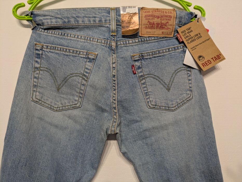 Dżinsy "Levi's" 544 Red Tab, rozmiar 28/32,nowe,niebieski. Pozdrawiam.