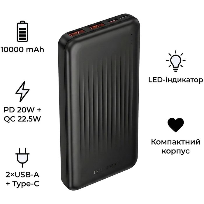 Павербанк borofone