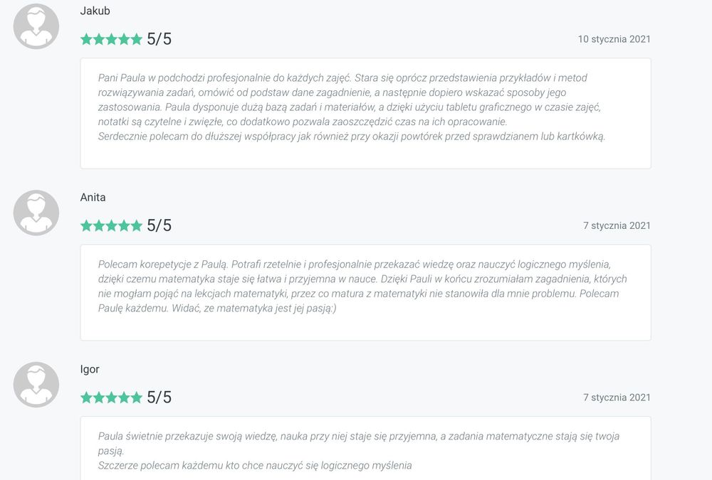 Korepetycje z matematyki, Mgr UJ