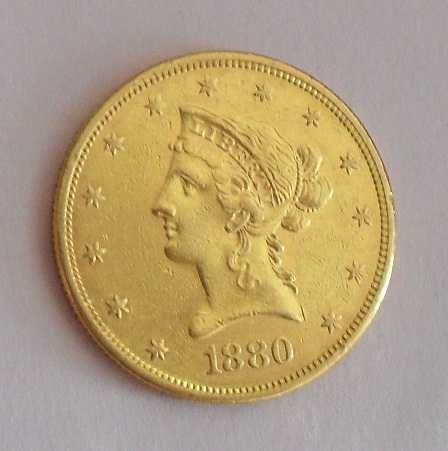 10 Dolarów USA 1880 r.