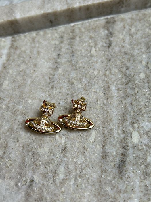 Vivienne Westwood Ladies Sorada Gold Earrings сережки серьги