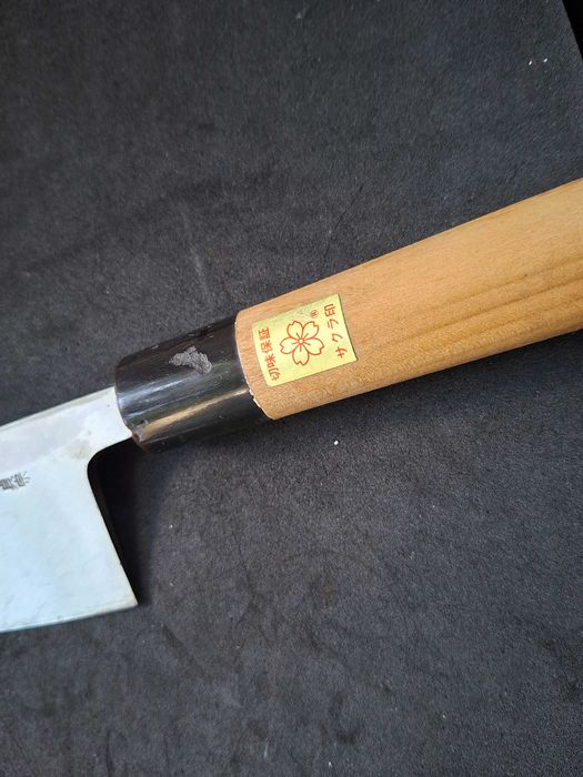 Nóż japoński 貞宗 Sadamune deba stal węglowa + saya