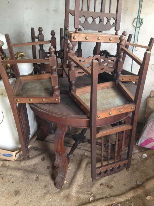 Móveis antigos sala