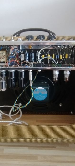 Combo, wzmacniacz lampowy Fender Deluxe 57 ,kopia.