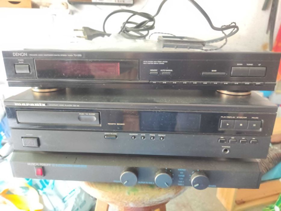Sistema de Som Denon e Musical Fidelity