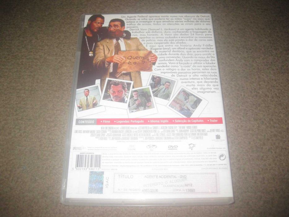 DVD "Agente Acidental" com Samuel L. Jackson