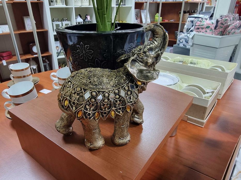 Figurka Słoń Indyjski Słonie Indyjskie figurki duże słoniki szczęście