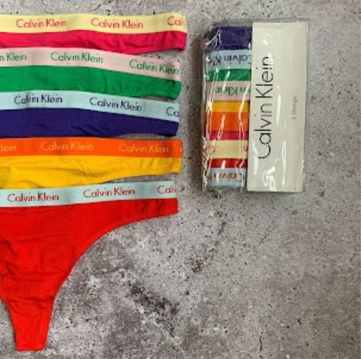 Calvin Klein/Стрінги/Бікіні/5шт,3 шт/Оригінал100%.РазмірS,M