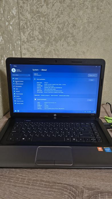 Ноутбук HP 650,i5, ssd, ram 8gb