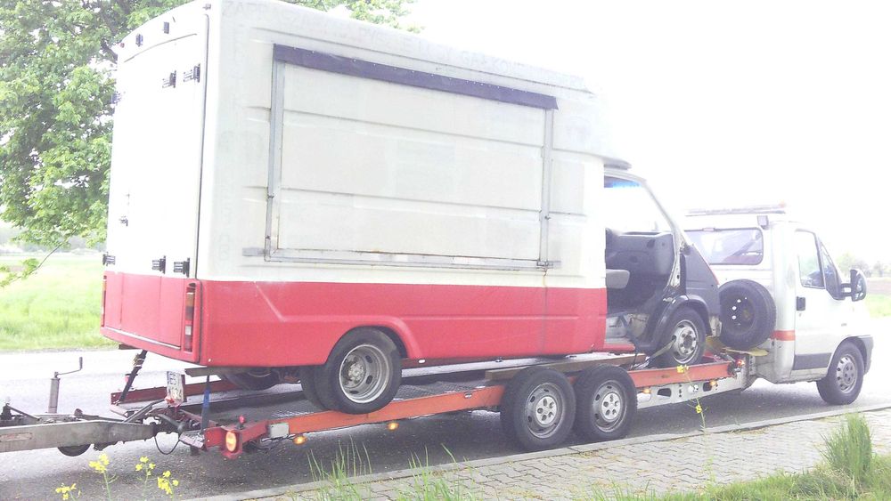 Ford transit food truck Sklep Gastronomiczny Oryginalny na Czesci