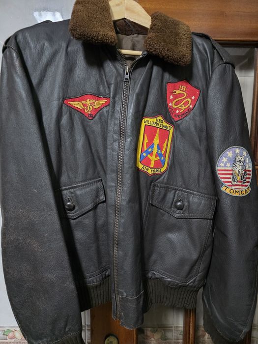 Casaco top gum do tipo filme do top gum.