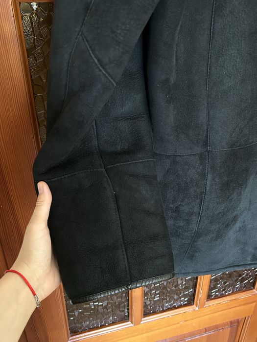 Дублянка натуральна чоловіча замша хутро ідеальний стан