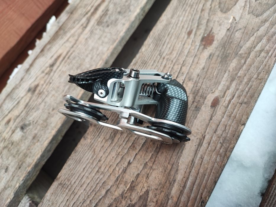 Tylna przerzutka rowerowa Sram X0 SRD ESP Carbon 9s Retro MTB XTR