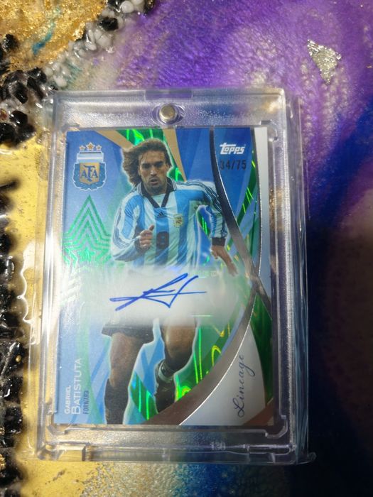 Karta Gabriel Batistuta Topps Auto /75