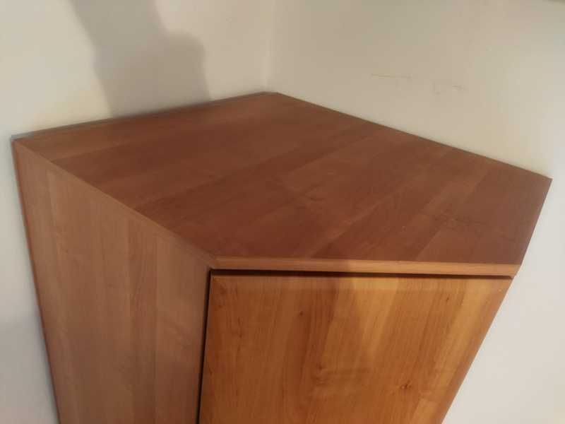 Szafa narożna solidna 204 x 90 z grubej płyty POLECAM