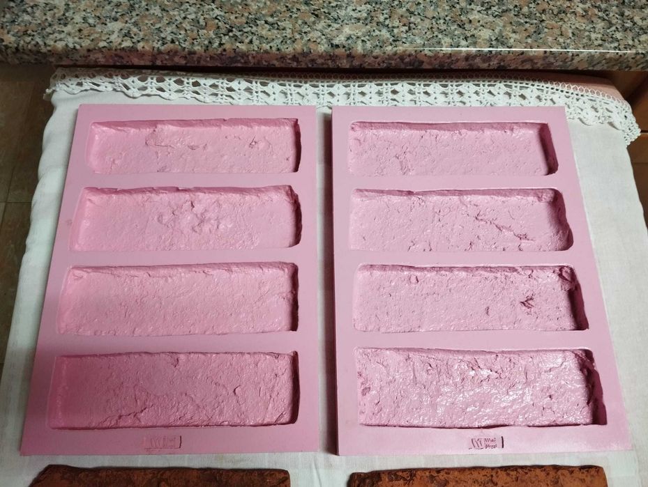 Revestimento 3d 2 Moldes Tijolo Burro