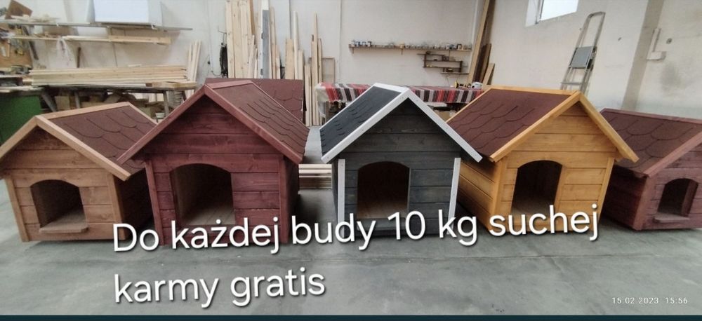 Budy dla psa.           .