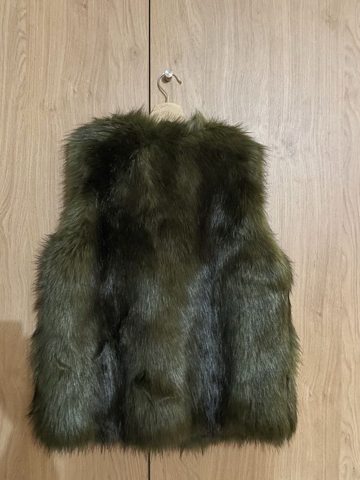 Colete de Pelo Verde