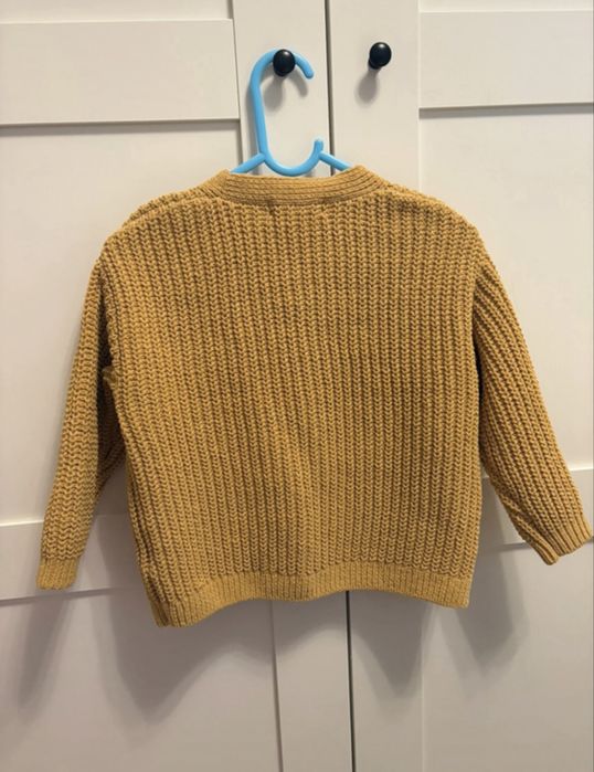 Sweter h&m 98/104 musztardowy