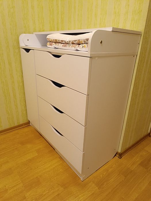 Дитячий Комод пеленальний 4+1 Софт Білий