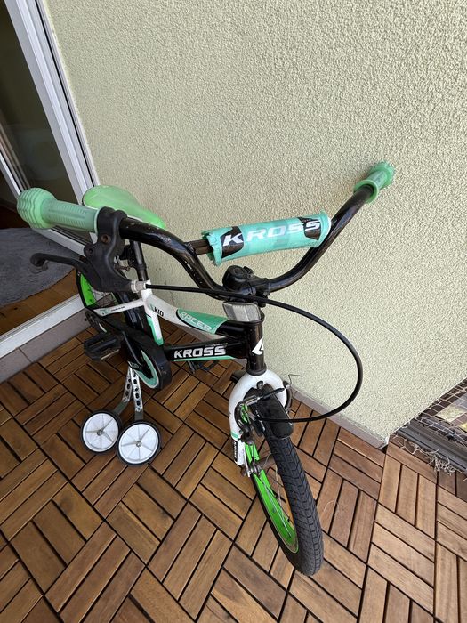 Rower 16 cali kółka boczne