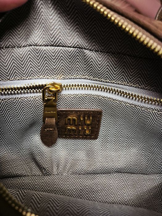 сумка miumiu 23×12 замш