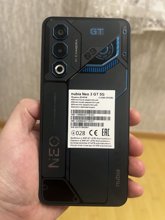 Nubia Neo 3 GT 5G 12/256Gb